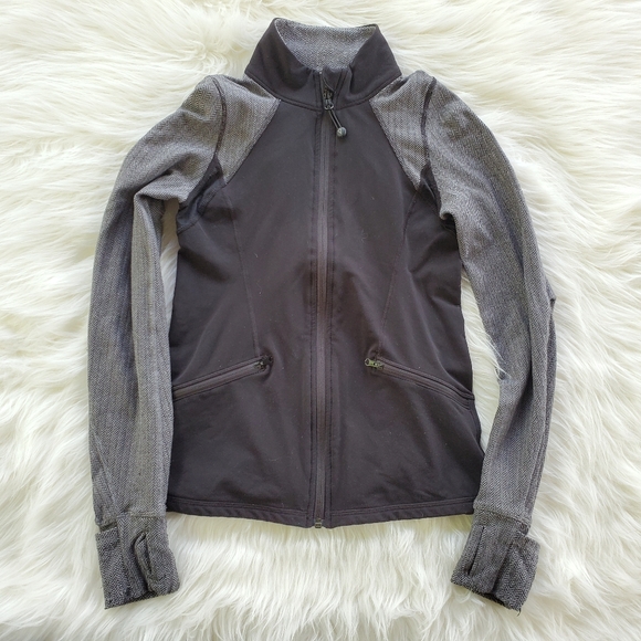 Ivivva Other - Ivivva Perfect Your Practice Herringbone Jacket